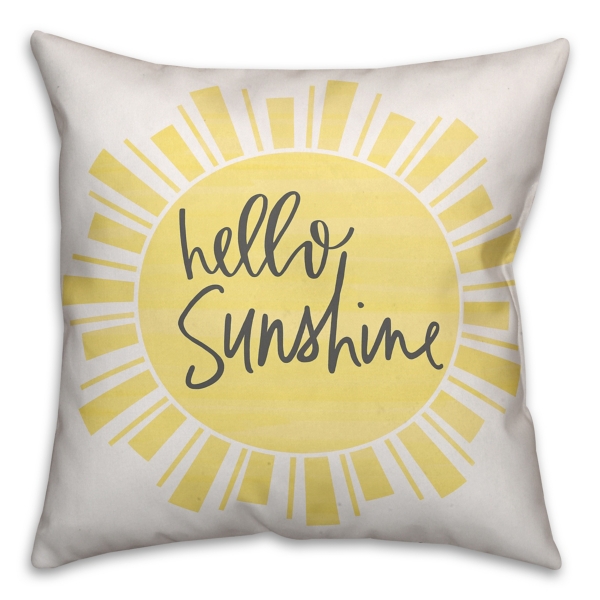 Hello Sunshine Pillow Kirklands