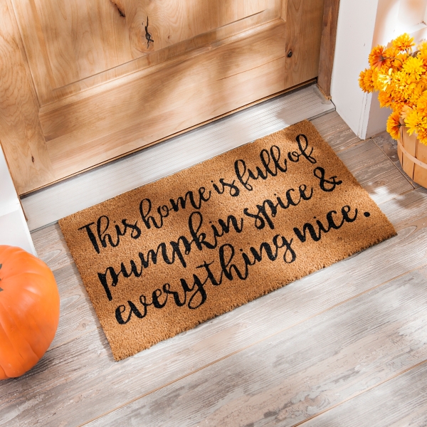 Pumpkin Spice And Everything Nice Doormat