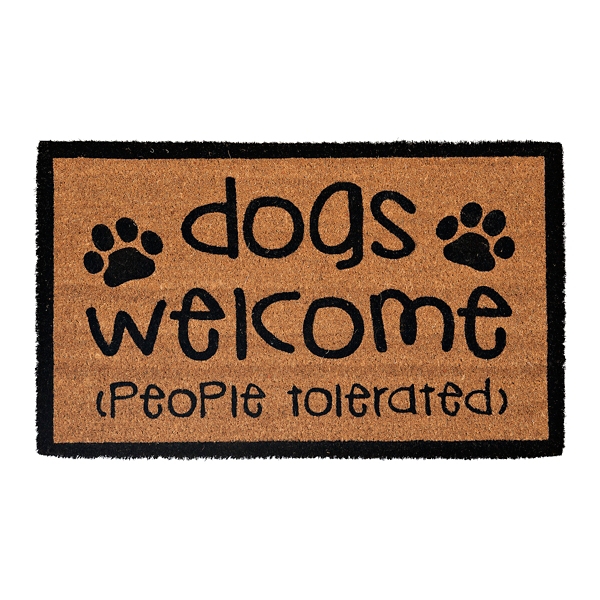 Dogs Welcome Doormat