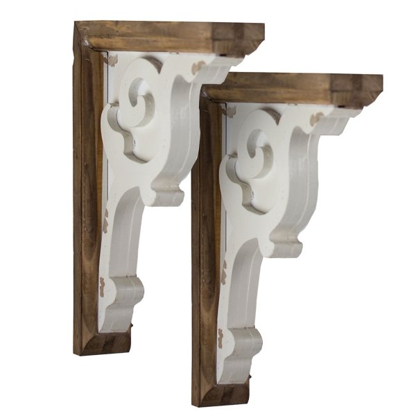 Two Tone Corbel Shelf Brackets Set Of 2 Kirklands