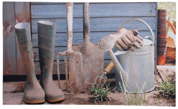 Garden Shed Recycled Rubber Doormat Kirklands