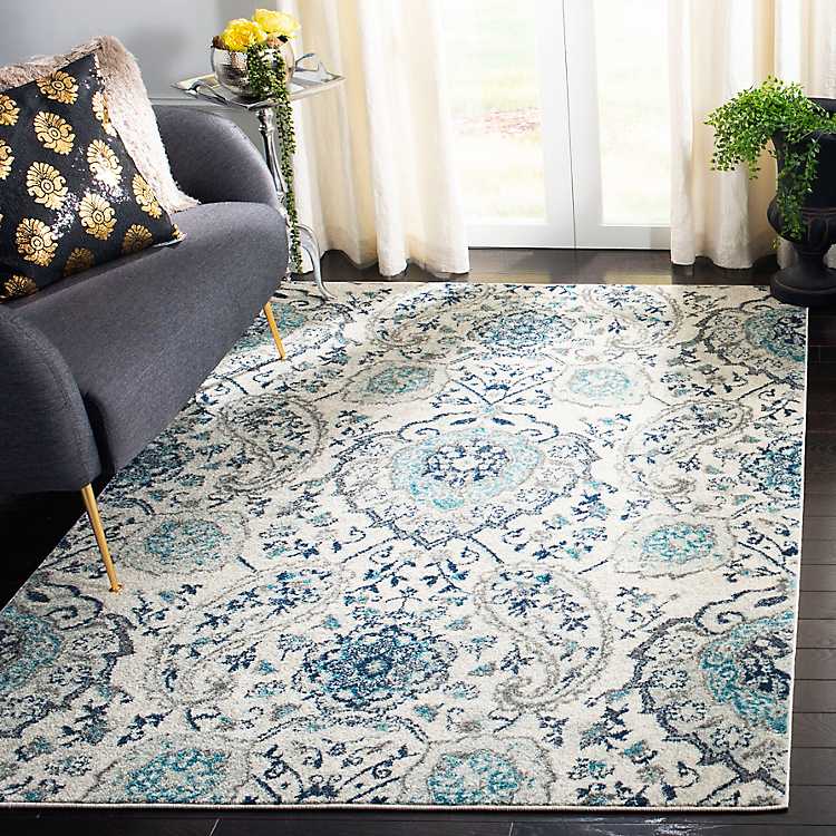 blue and pink area rugs for living room