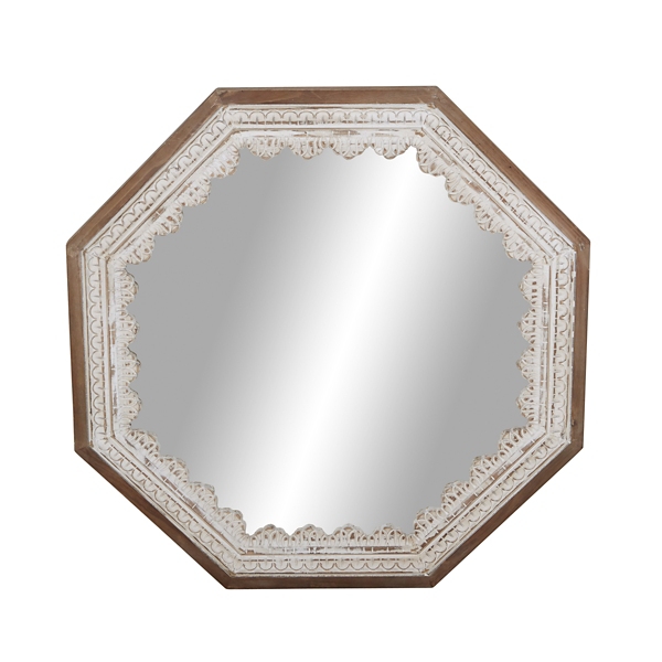 Scalloped Octagon Mirror 32 In Kirklands