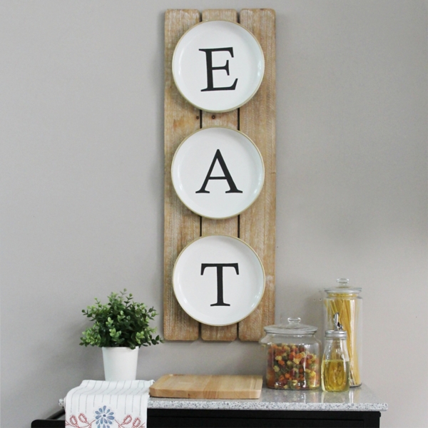 Wood Planked Eat Sign Kirklands