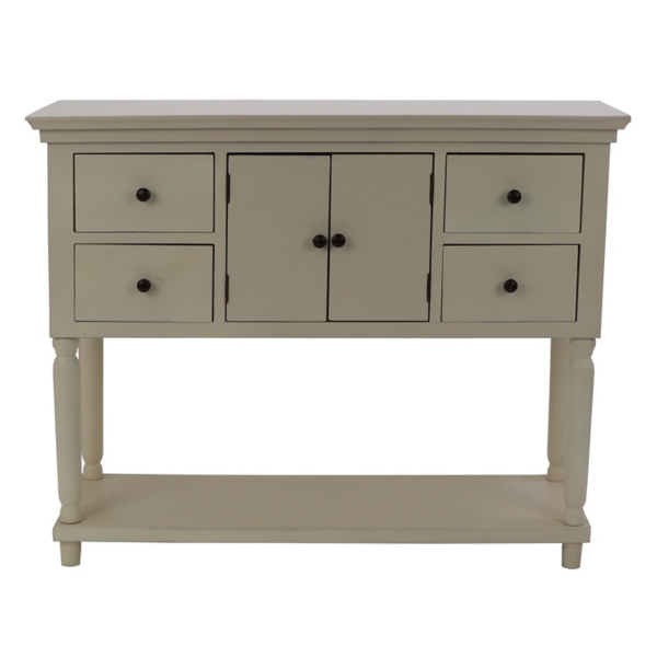 Antique White 2 Door 4 Drawer Buffet Console Table Kirklands