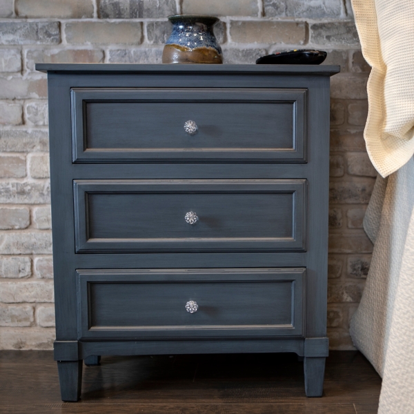 Antique Navy 3 Drawer Kids Chest Kirklands