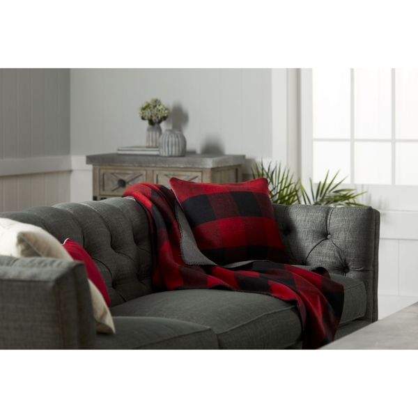 Red And Black Plaid Christmas Pillows Set Of 2 Kirklands