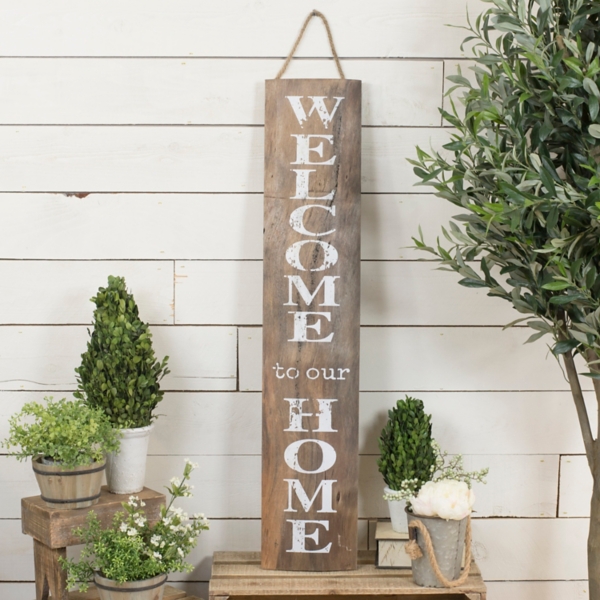 Welcome To Our Home Wooden Sign Kirklands