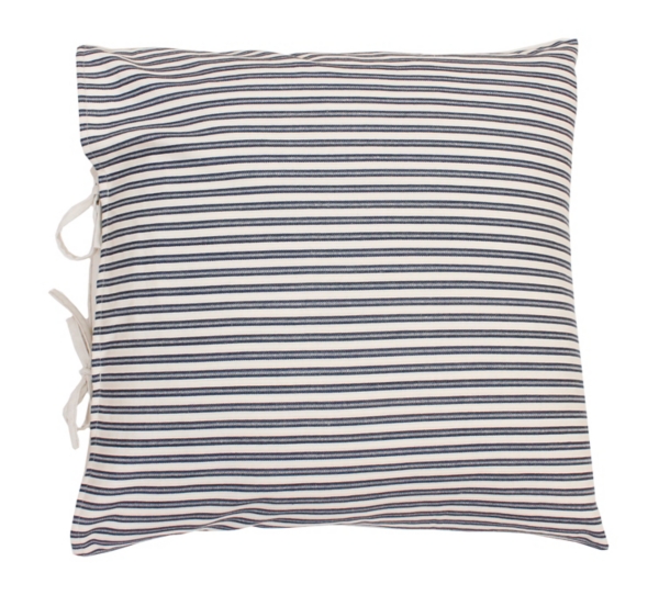 Ticking Stripe Side Tie Pillow Kirklands