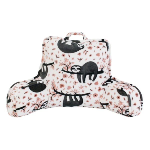 Rose And Gray Seth Sloth Fleece Bed Rest Pillow Kirklands