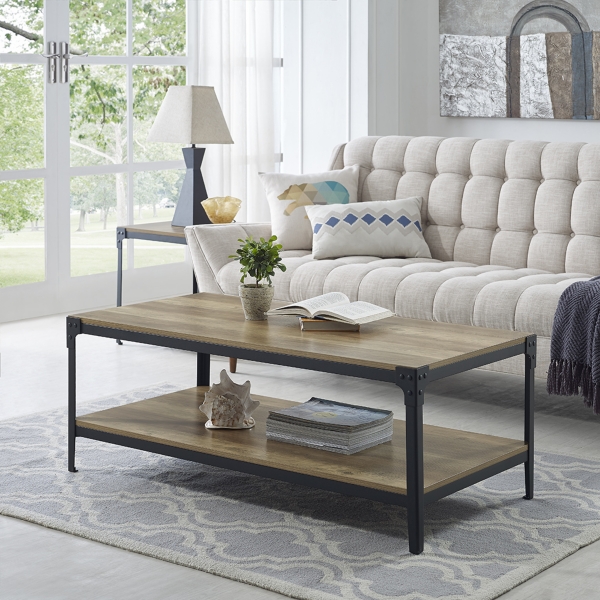 corner lamp table oak