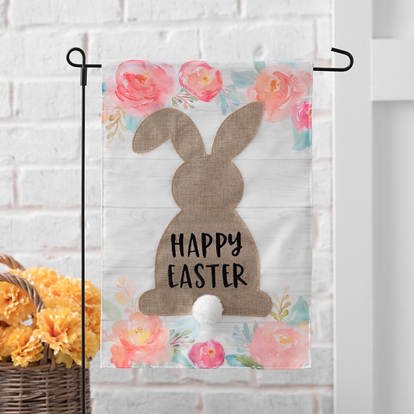 Happy Easter Bunny Garden Flag Set Kirklands