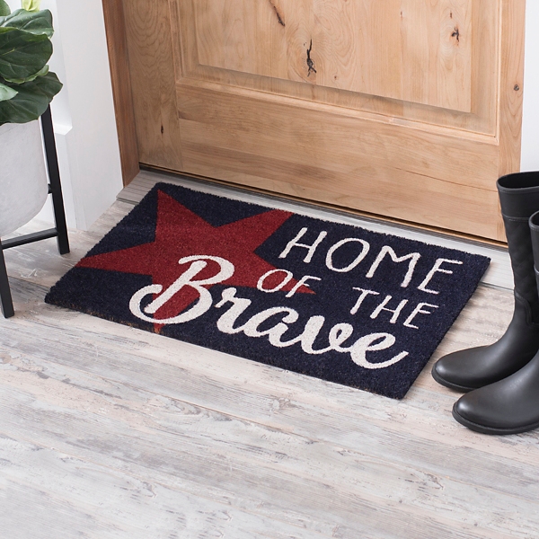 Home Of The Brave Coir Doormat Kirklands