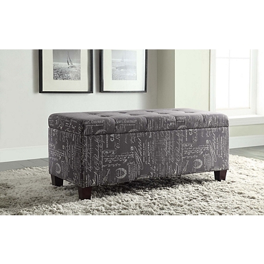 Amelia Tufted Beige Shoe Storage Ottoman Bench Kirklands
