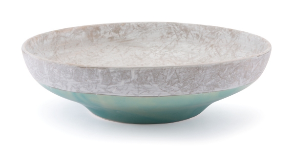 Gray And Teal Decorative Bowl Kirklands