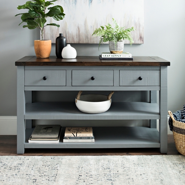 Gray Franklin Console Table Kirklands