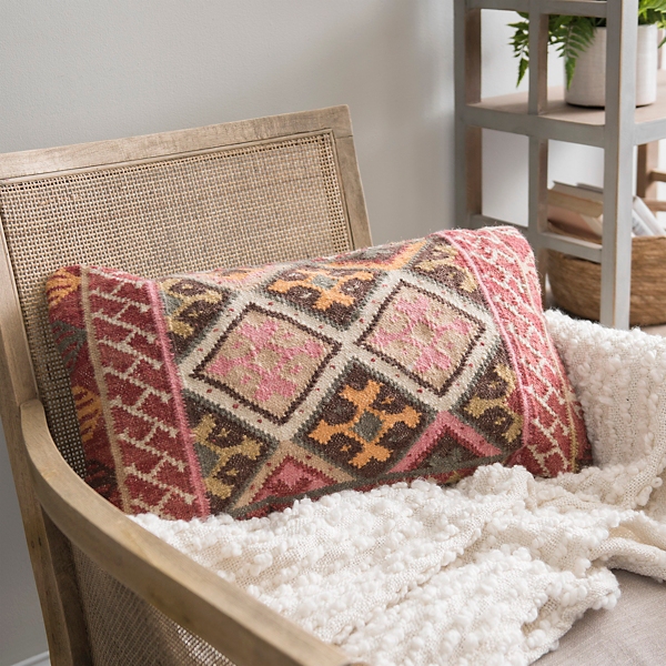 Multicolor Aztec Print Accent Pillow Kirklands