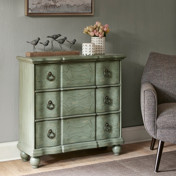 Blue And Green Samantha Antique Finish Chest Kirklands