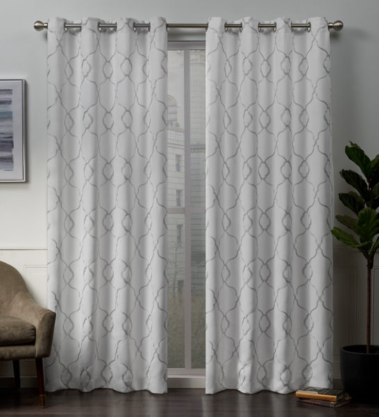 Winter Belmont Blackout Curtain Panel Set 84 In Kirklands