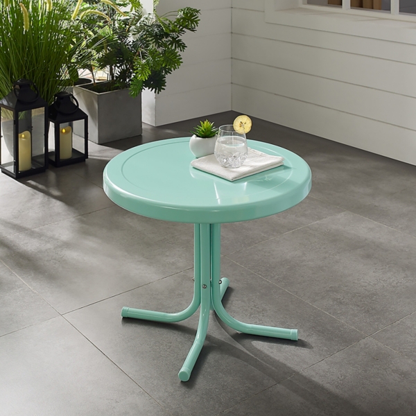 Aqua Side Table