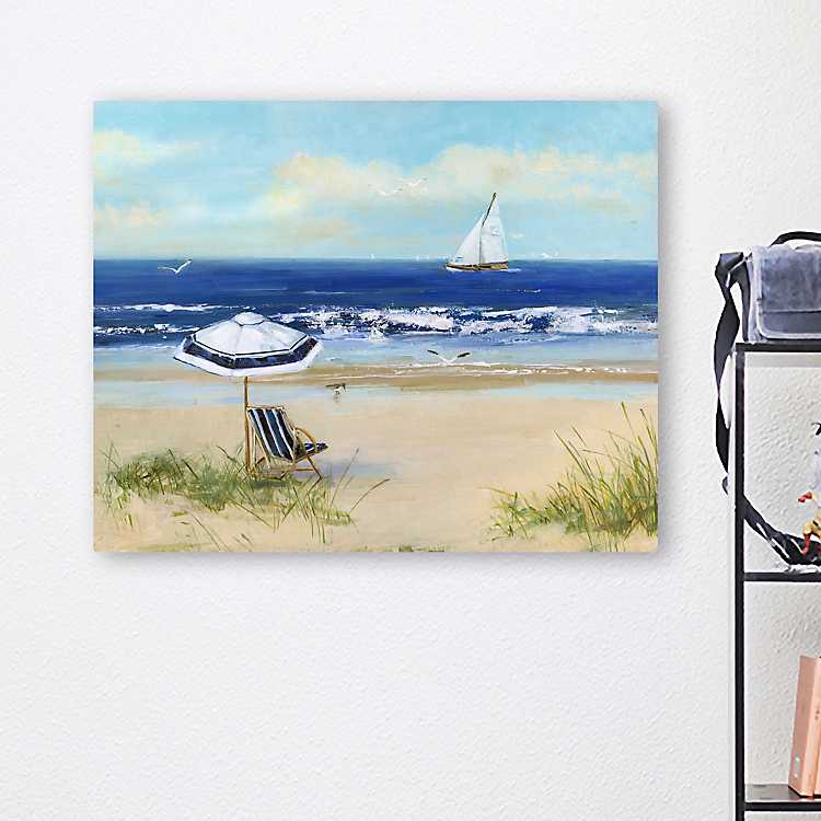 Beach Life I Giclee Canvas Art Print Kirklands