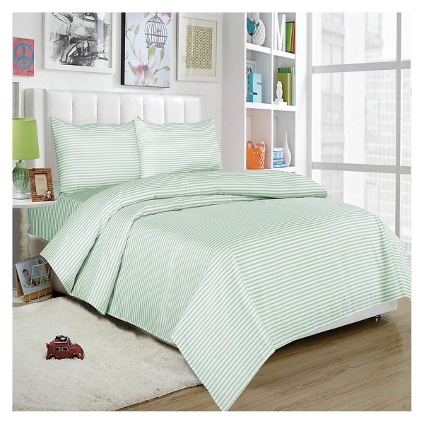 Seafoam Green Zooey Kids 3 Pc Sheet Set