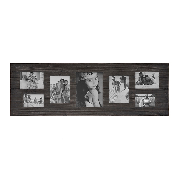 Coal Finish Pallet Box 7 Opening Collage Frame Kirklands