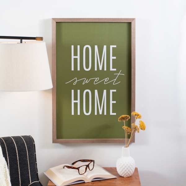 Green Home Sweet Home Plaque Kirklands
