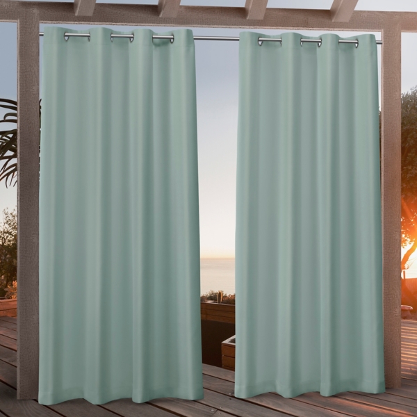 Blue Nicole Outdoor Curtain Panel Set 108 In Kirklands