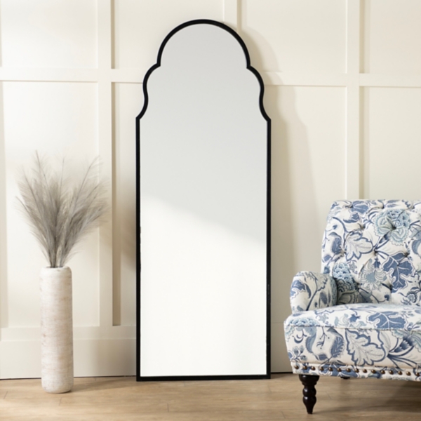 Maria Metal Black Arch Full Length Mirror