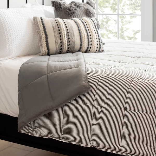 Gray Down Alternative Full Queen Comforter Kirklands