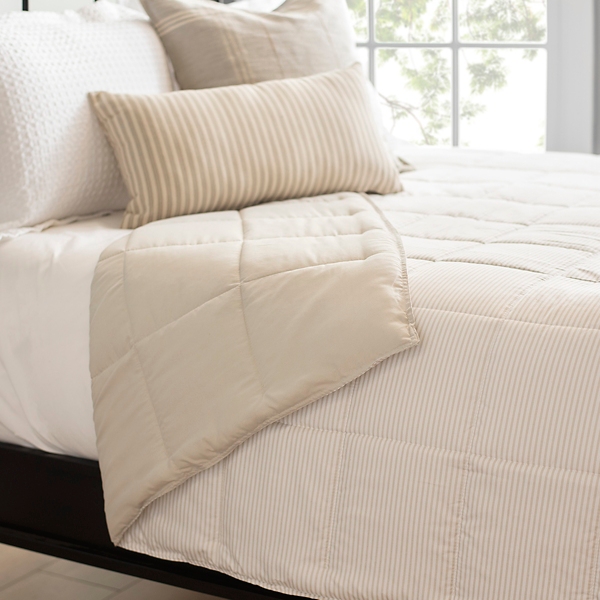 Taupe Down Alternative Full Queen Comforter Kirklands