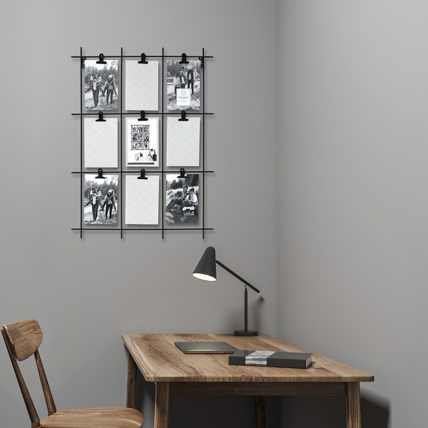 Rectangular Metal 9 Clip Collage Frame Kirklands