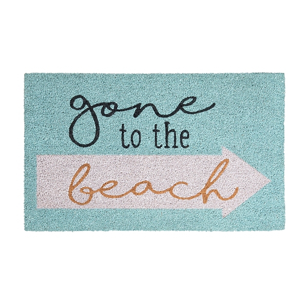 Blue Gone To The Beach Doormat Kirklands