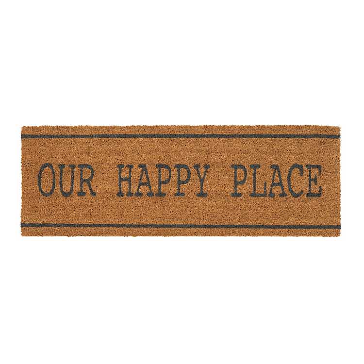 Our Happy Place Skinny Doormat Kirklands