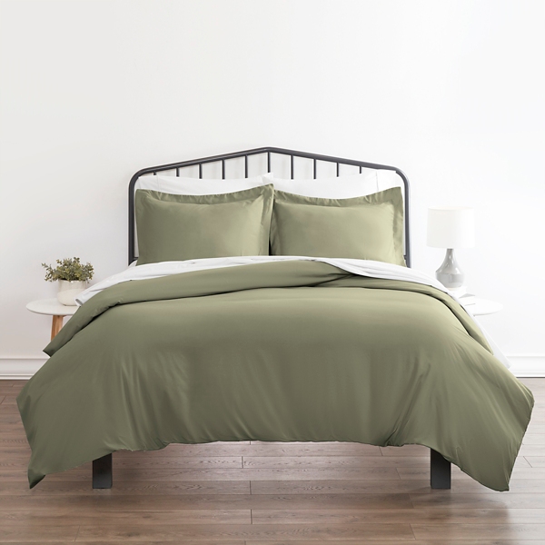 Sage Cotton 3 Pc King Duvet Cover Set Kirklands