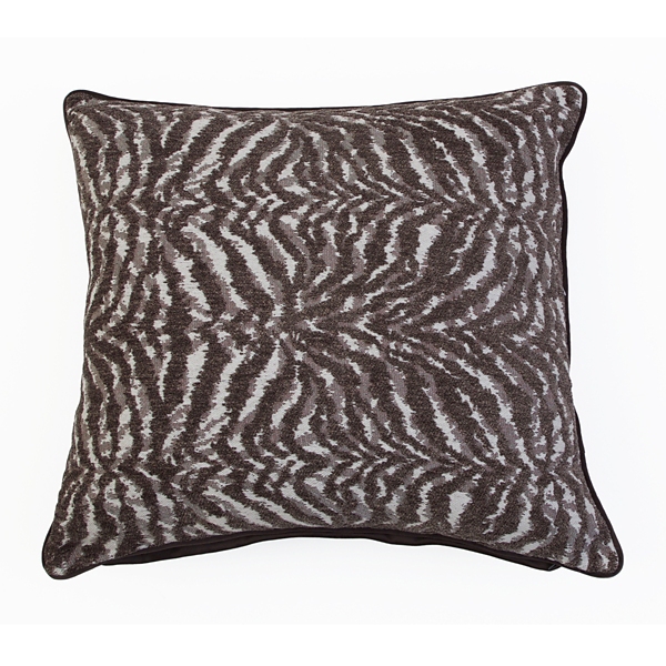 Brown Zebra Chenille Pillow Kirklands