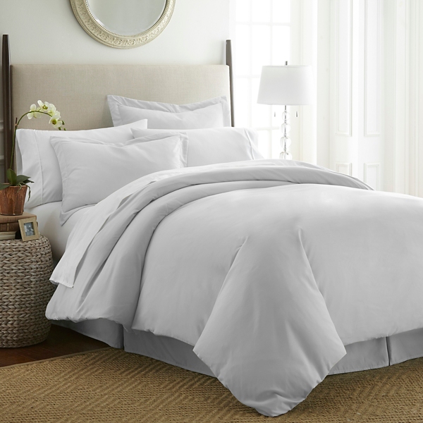 Light Gray 3 Pc Ultra Soft Twin Duvet Cover Set Kirklands