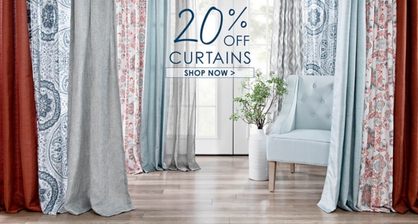 20% Off Curtains - Shop Now