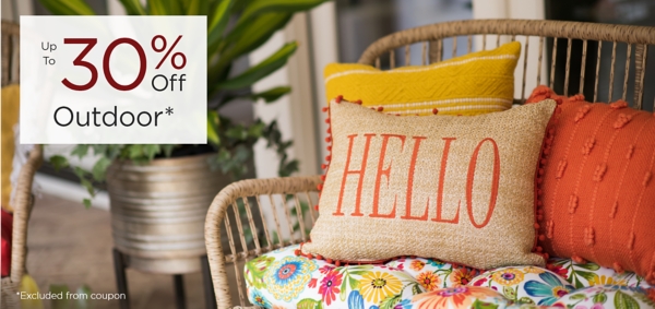 Outdoor Up to 30% Off Excluded from coupon