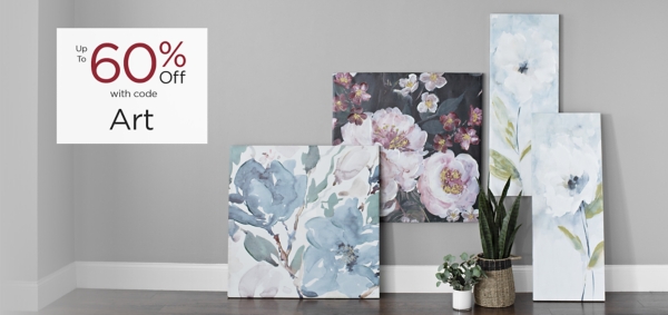 Art Up to 60% Off with code