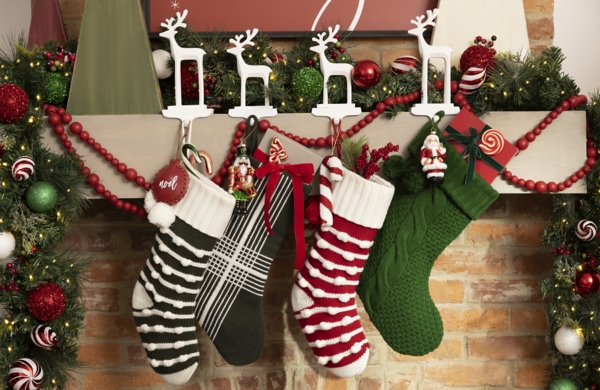 Christmas Stocking Large Xmas Stockings Tree Decoration 4周年記念イベントが