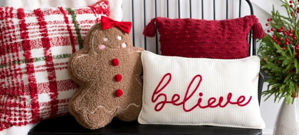 Oversized christmas pillows best sale