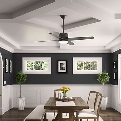 Modern Dining Room Design Lighting Furniture Decor Lumens - Is It Ok To Put A Ceiling Fan In The Dining Room