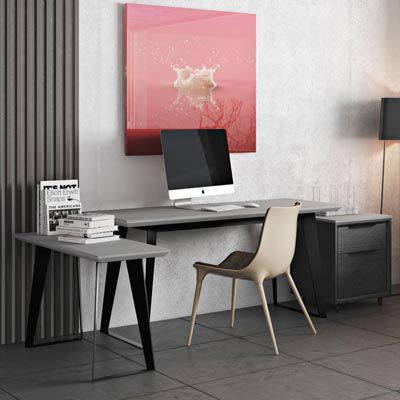 modern home office lighting