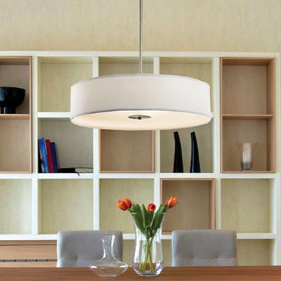 Dining room best sale drum pendant lighting