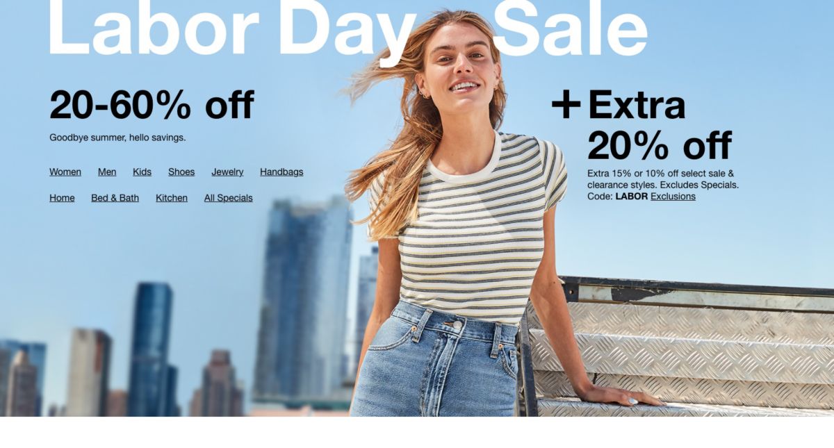 Macy's sales labor day