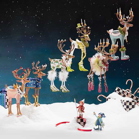 MacKenzie-Childs | Patience Brewster Dash Away Comet Reindeer Figure