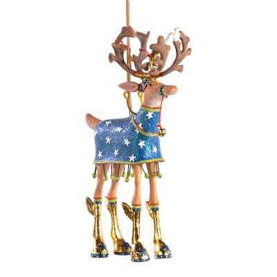 Patience Brewster Dash Away Comet Reindeer Ornament mackenzie-childs Panama 0