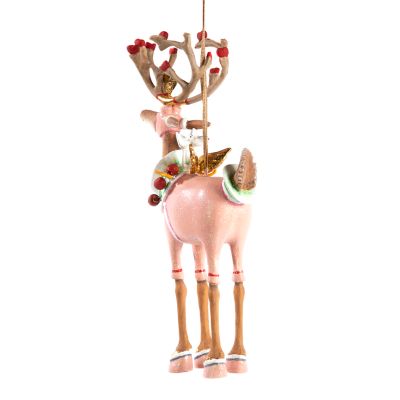 Patience Brewster Dash Away Cupid Reindeer Ornament Image 3